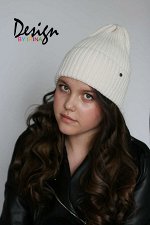 Шапка трюфель «Абигель» (лён)