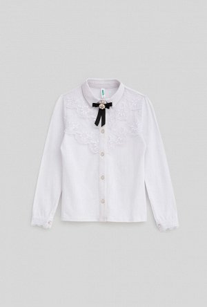 Блузка детская для девочек Tylpan белый