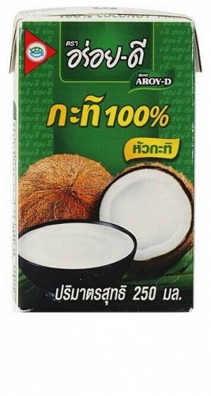 Кокосовое молоко AROY-D  250мл, Tetra Pak