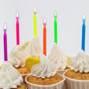 Набор свечей с цветным пламенем для торта, Микки Маус, 12 шт.