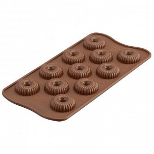 Форма для приготовления конфет Choco crown 11?24 см, силиконовая