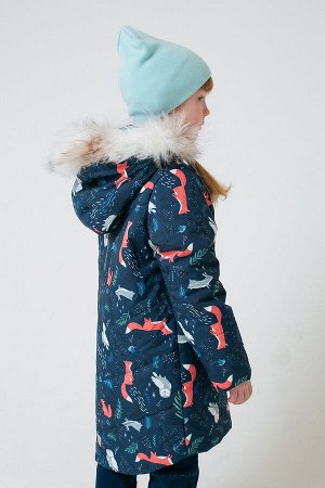 Пальто зимнее для девочки Crockid ВК 38067/н/4 ГР