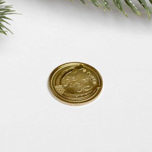 Монета тигр "Богатства и успеха", диам. 2,2 см