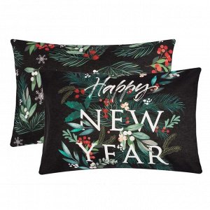 Комплект наволочек «Этель» New year, 50x70 см, 2 шт., бязь, хлопок 100%