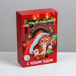 Коробка складная «Тигрёнок», 16 ? 23 ? 7.5 см