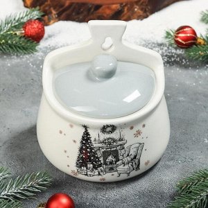 Солонка Доляна «Рождественский снеговик», 600 мл, 14?10?14 см