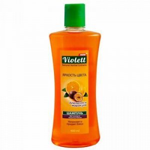 Шампунь для волос "Violett" 400мл, "Апельсин и Маракуйя" (Ро
