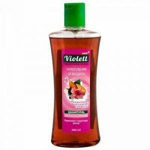 Шампунь для волос "Violett" 400мл, "Миндальное молочко и Гиб