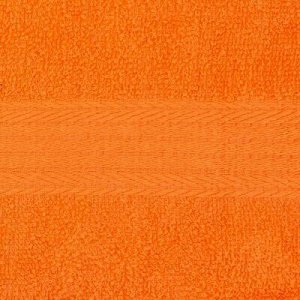 Полотенце махровое 35х60см, гладкокрашенное, 325г/м2, оранже