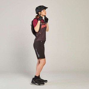 Футболка для горного велоспорта с короткими рукавами женская st500 rockrider