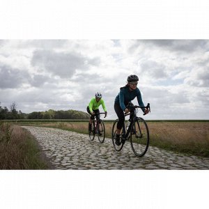 DECATHLON Джерси для велоспорта с длинными рукавами женское VAN RYSEL