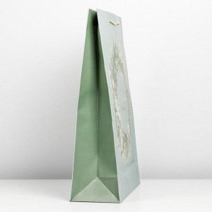 Пакет ламинированный вертикальный «Новогодний венок», L 31 ? 40 ? 11 см