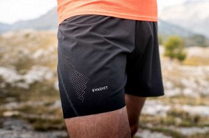 DECATHLON ШОРТЫ ДЛЯ ТРЕЙЛРАННИНГА МУЖСКИЕ TRAIL LIGHT ЧЕРНЫЕ  EVADICT