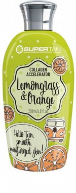 LEMONGRASS &amp; ORANGE - Омолаживающий ускоритель загара с коллагеном и экстрактами конопли и алоэ