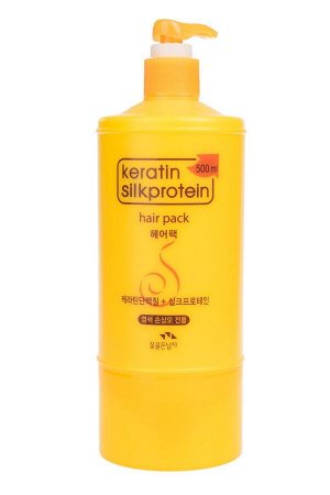 KR/ Somang Keratin silkprotein Hair Pack Маска д/волос (дозатор), 500мл