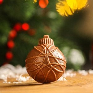 Шоколад фигурный "Новогодний шарик", 20 г