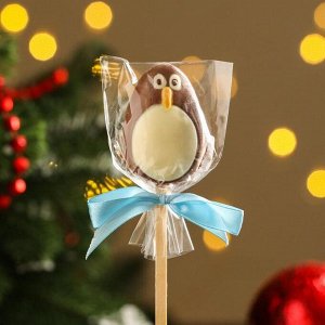 Шоколад фигурный на палочке "Пингвин", 30 г