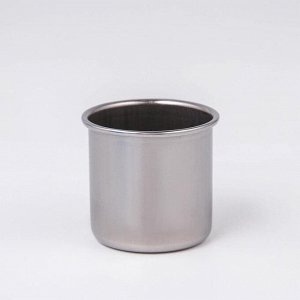 Стопка из нержавеющей стали, 70 мл, 5x5x4,3 см, внутренний диаметр 4,5 см