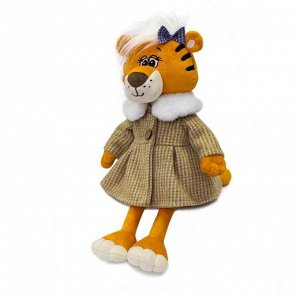 Мягкая игрушка «Тигрица Ширли в пальто», 25 см
