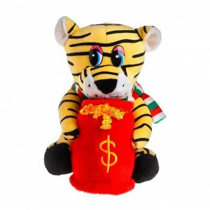 Мягкая игрушка-копилка «Тигр», 16 см, цвета МИКС