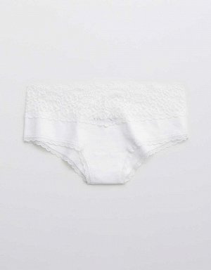 Aerie Cotton Eyelash Lace Cheeky Underwear