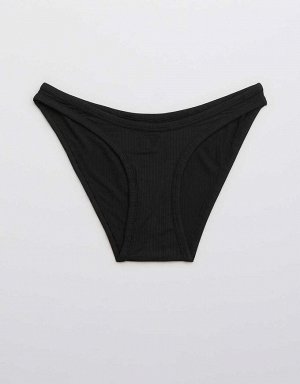 Aerie Modal Ribbed High Cut Bikini Underwear