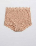 Aerie Eyelash Lace High Waisted Boybrief Underwear