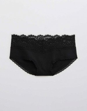 Aerie Cotton Eyelash Lace Boybrief Underwear