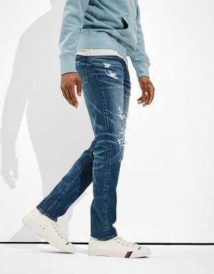 AE AirFlex+ Patched Move-Free Athletic Fit Jean