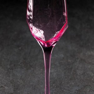 Бокал для шампанского «Дарио», 180 мл, 7?28 см, цвет розовый
