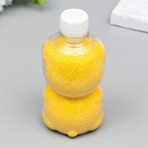 Песок цветной в бутылках "Желтый" 500 гр