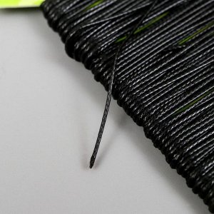 Вощеный шнур "Hobby time" 0,5 мм, 10 м, чёрный