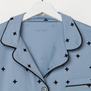 Пижама женская (рубашка и шорты) KAFTAN "Louis".