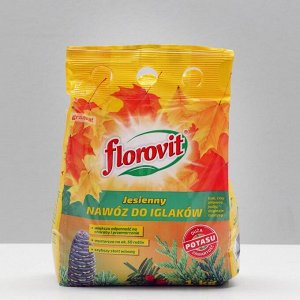 Удобрение гранулированное Florovit для хвойных осенний, 1 кг