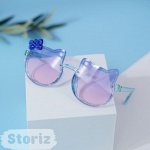 Солнцезащитные очки с чехлом &quot;Kitty&quot; gradient blue