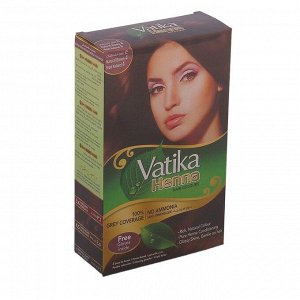 Хна для волос коричневая VATIKA HENNA HAIR COLOURS BROWN, 6 пакетиков по 10 г