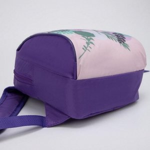 Рюкзак Tropical, 22х14х27 см, отд на молнии, сиреневый