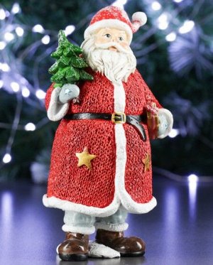 Фигура "Дед Мороз с елкой и подарком"