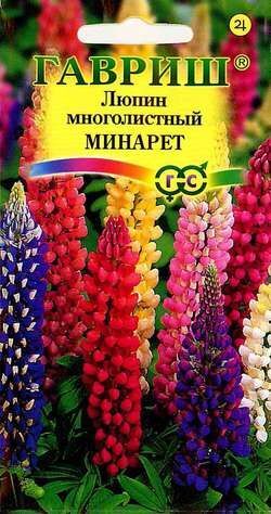 Люпин Минарет низкор смесь, до 50см, мног 0,5гр Гавриш/ЦВ