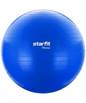 Фитбол STARFIT Core GB-104 антивзрыв, 1200 гр, темно-синий, 75 см