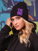 066-FBG Шапка &quot;THE ONE&quot;. Черная.