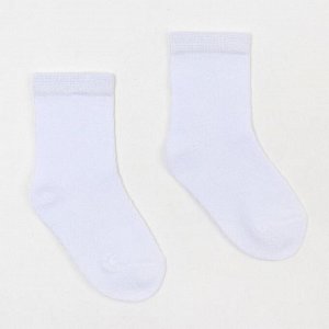 Носки детские, цвет белый, размер 14