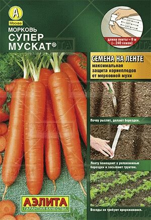 Морковь Супер мускат (лента) (Код: 82351)