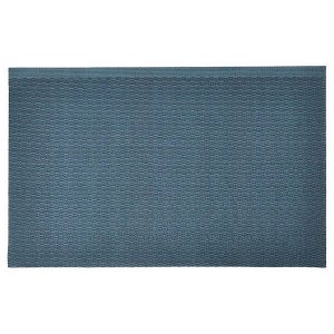 KLAMPENBORG КЛАМПЕНБОРГ Придверный коврик для дома, синий50x80 см