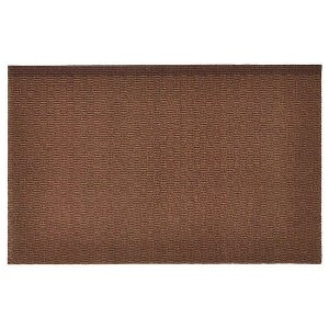 KLAMPENBORG КЛАМПЕНБОРГ Придверный коврик для дома, коричневый35x55 см
