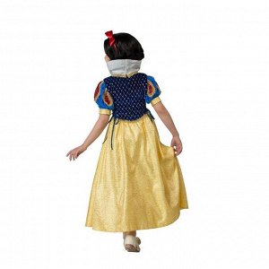 Карнавальный костюм «Принцесса Белоснежка», бархат, размер 32, рост 122 см