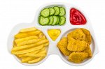 Тарелка сервировочная 25*17,5*2 см &quot;Машина&quot; 5 секций