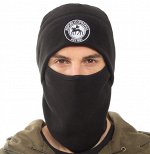 Балаклава унисекс с принтом, цвет черный