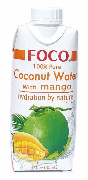 Вода кокосовая с манго 330 мл Foco