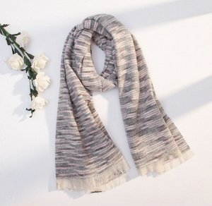 Женский шарф, цвет серый